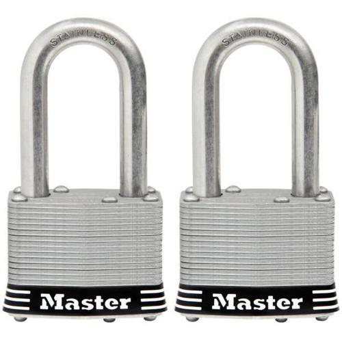 Master Lock Padlocks Pack of 2 Stainless Steel