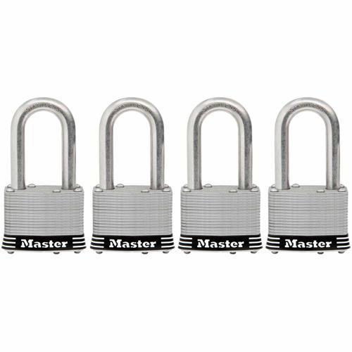 Master Lock Padlocks Pack of 4 Stainless Steel