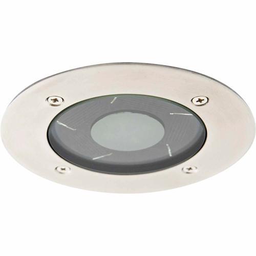 Vectral Solar Recessed Deck Light 120mm Pack of 2 Silver