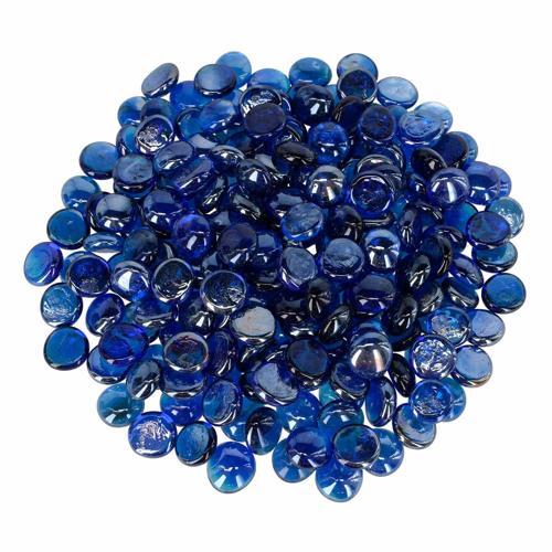 Nouveau Garden Glass Gemstones 1kg 17-20mm Midnight Blue