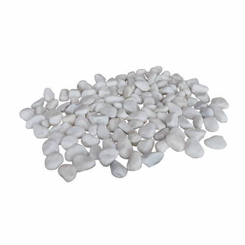 Nouveau Polished Garden Stones 5kg 5-15mm Snow White