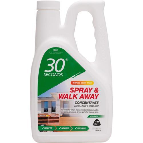 30 Seconds Spray & Walk Away Lichen Moss And Mould Remover Concentrate 2L