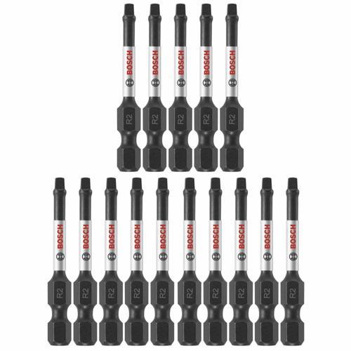Bosch Impact Tough Square Screwdriver Bits Pack of 15