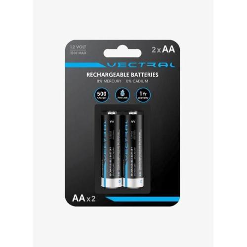 Vectral Ni-MH Rechargeable Solar Batteries Pack of 2 VECTAA