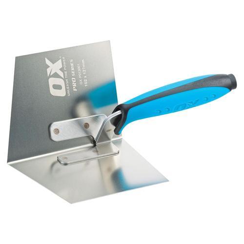 Ox Professional Internal Corner Trowel Blue