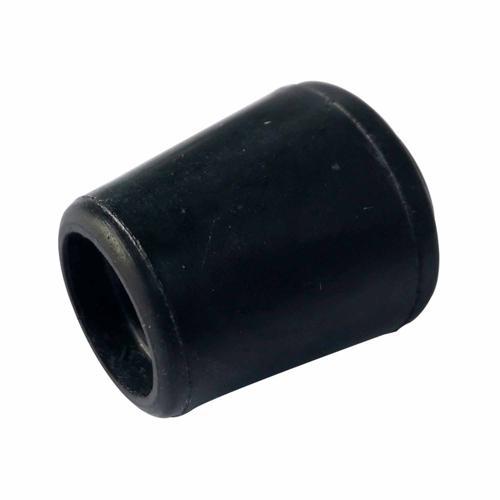 Soft Touch Rubber Chair Tips Pack of 4 16mm Black