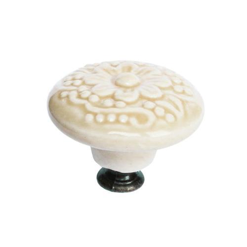 Tilda Cabinet Knob Cream Pack of 2