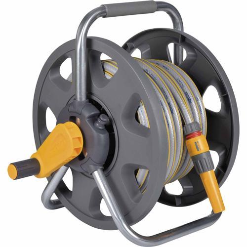Hozelock 2-In-1 Hose Reel Cart Plus Hose 25m