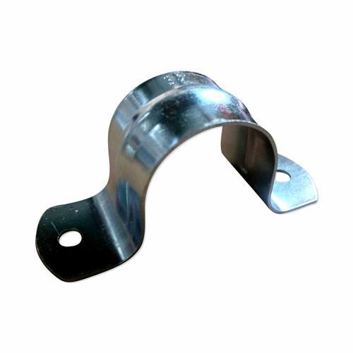 Elepro Conduit Fittings Metal Mounting Saddle 25mm Pack of 10 Silver