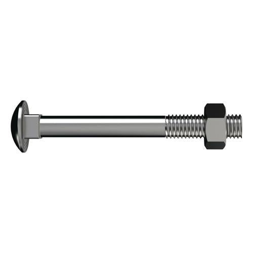 Bremick Coach Bolts M12 X 160mm Stainless Steel 316 Pack of 25