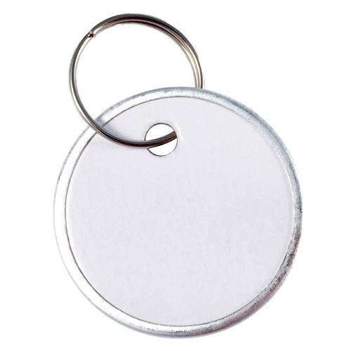 HY-KO Paper ID Tag With Split Ring White Pack of 25