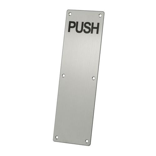 Sylvan Push Plate 300 X 100 X 1.8mm PP2.SS