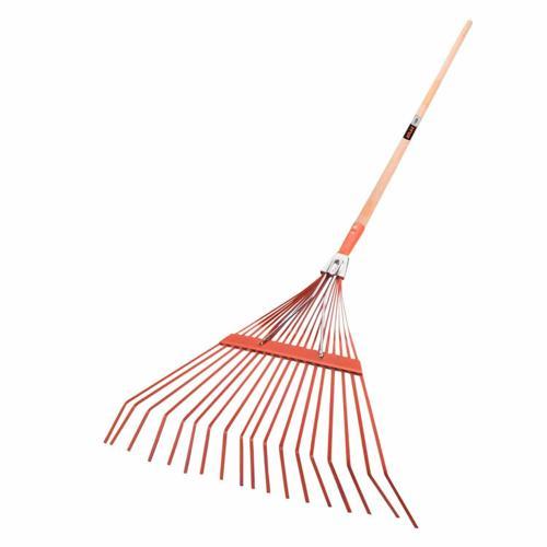 Atlas Trade 18-Tyne Sprung Metal Leaf Rake