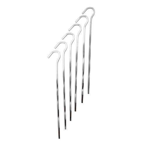 Kiwi Camping Twisted Steel Pegs 17.5cm Pack of 6
