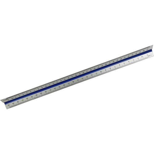 Jobmate Triangular Scale Ruler 320mm X 23mm Aluminum