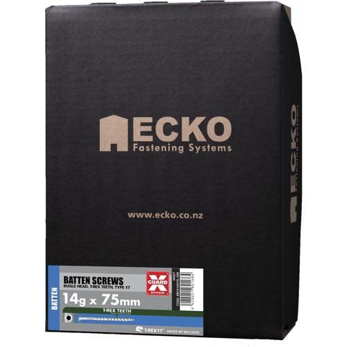 Ecko T-REX17 Batten Screws OutDoor XGuard 14g X 75mm Pack of 500