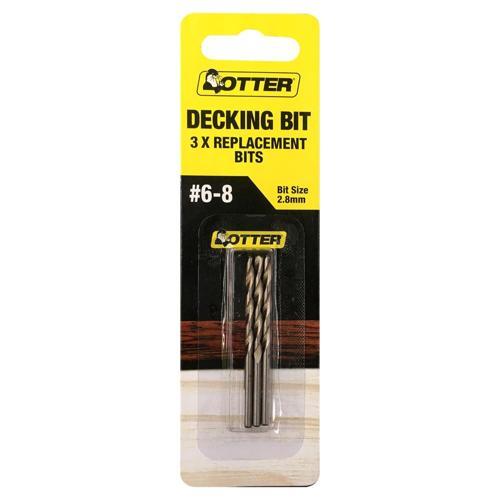 BIT COUNTERSINK 2.8mm 6-8G OTTER 3PK