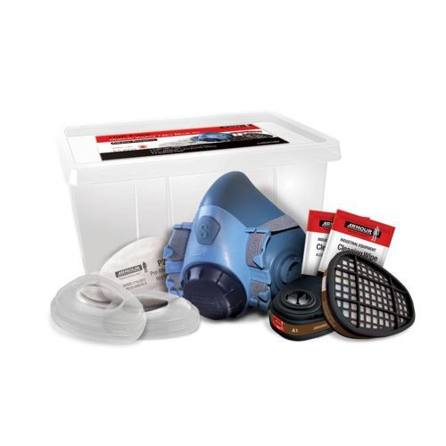 Armour Half Face Organic Vapour Filter Mask Kit Medium