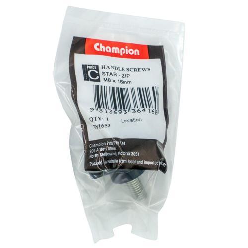 Champion Handle Star Head Screw M8 X 16mm