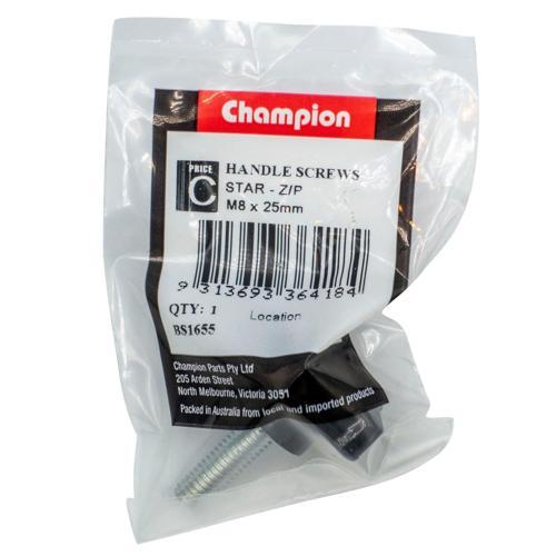 Champion Handle Star Head Screw M8 X 25mm