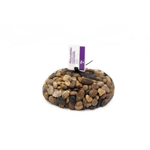 Nouveau Polished Garden Stones 2kg 5-15mm Assorted