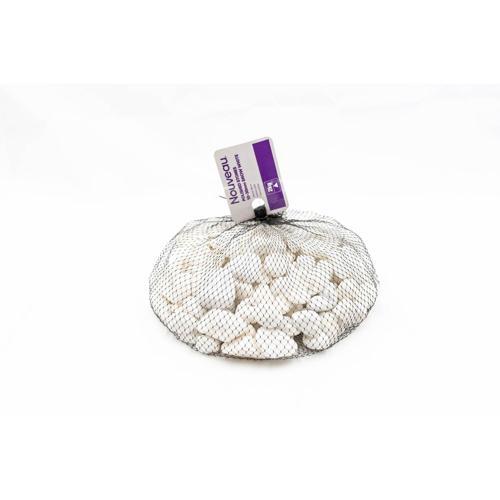 Nouveau Polished Garden Stones 2kg 10-30mm White
