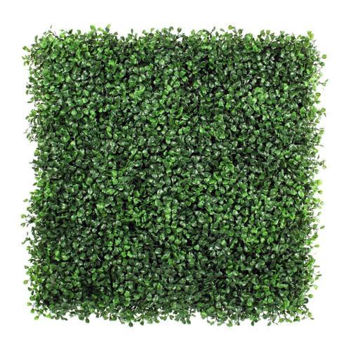 Botanicals Collection Buxus Artificial Panel 500 X 500mm Green
