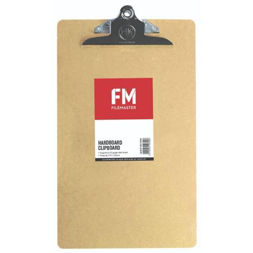 FileMaster Hardboard Clipboard Foolscap 26mm 234mm 364mm