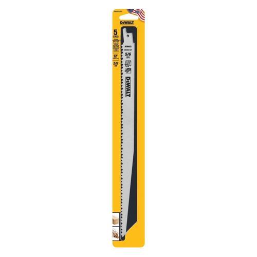 DeWALT Pruning Bi-Metal Reciprocating Saw Blades 5 Pack 300mm 6 TPI Pack of 5