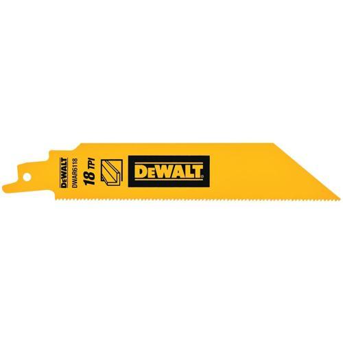 DeWALT Heavy Metal Bi-Metal Reciprocating Saw Blades 5 Pack 150mm 18 Pack of 5
