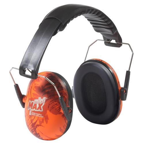 Esko MiniMax Kids Earmuffs Orange Camo