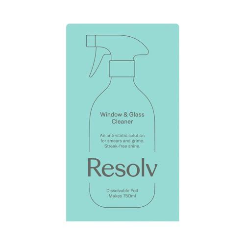 Resolv Window & Glass Cleaner Pod 750mL Teal Blue