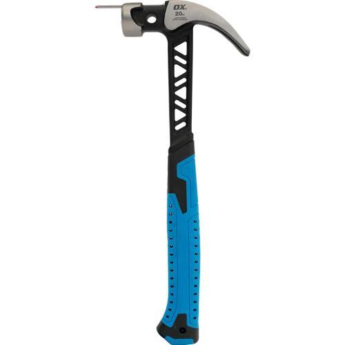 Ox Pro Ultrastrike Claw Hammer 20oz Black/Blue