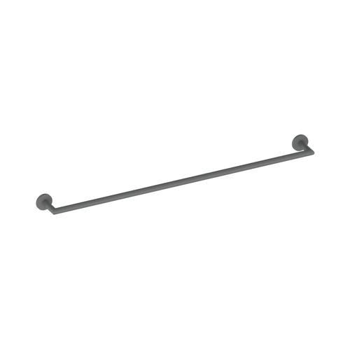 Greens Tapware Volt Single Towel Rail 600mm Gun Metal 50mm X 600mm Gun Metal