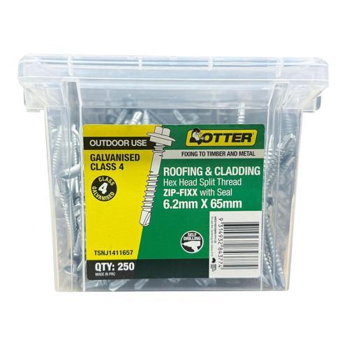 Screw Roof Split 14X65 CL4 250PK