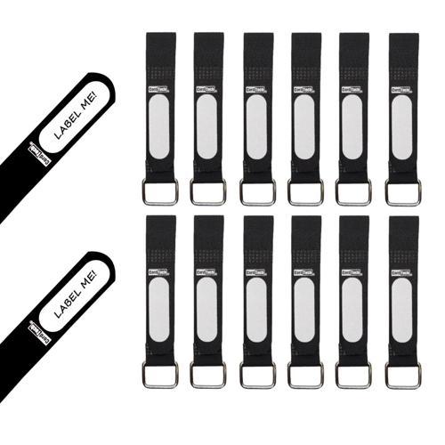 Cordtech Cinch Label Straps 200mm 12 Pack of 12