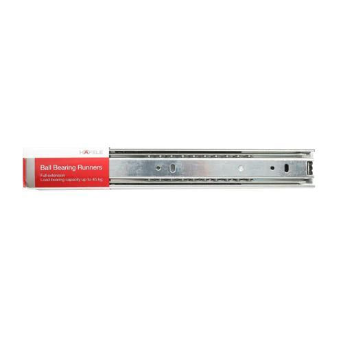 Hafele Ball Bearing Drawer Runner 300mm Silver 494.04.022