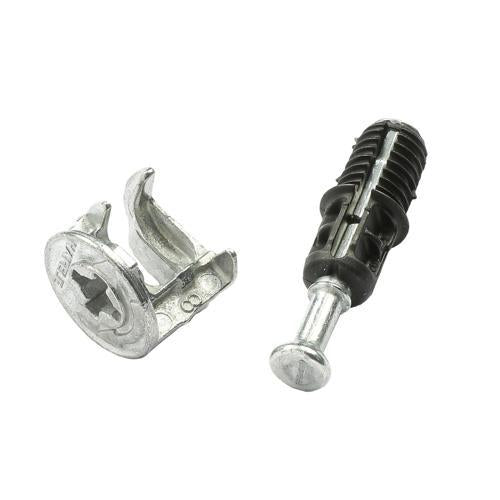 Hafele Flat Pack Furniture Connector Zinc Plated Pack of 4