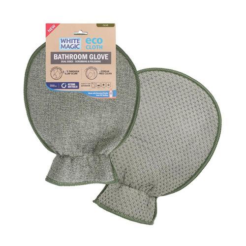 White Magic Bathroom Glove 20 15cm Green