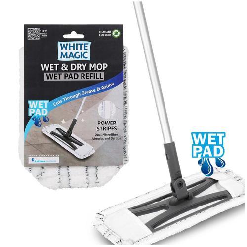 White Magic Wet & Dry Mop Wet Pad Refill