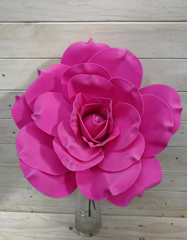Artificial Diamond Rose Head - Xlarge 40cm (Beauty)