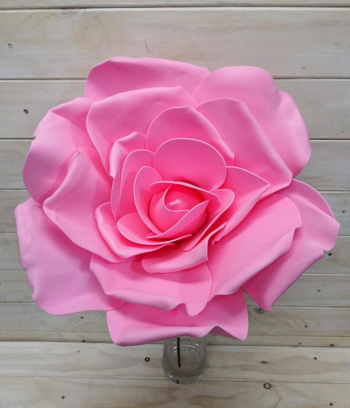Artificial Curled Petal Rose Head - Xlarge 40cm (Beauty)