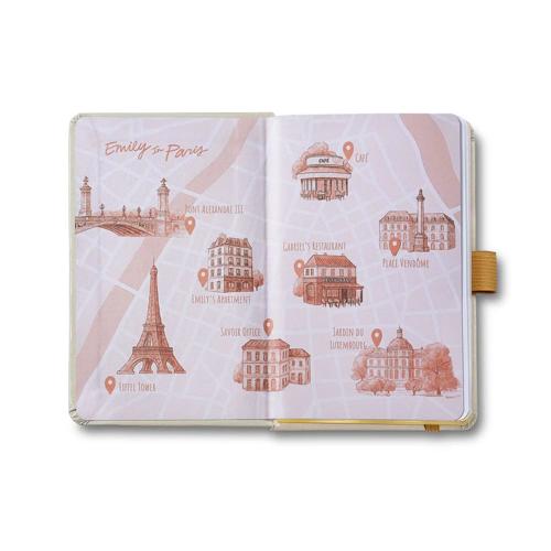 Sheaffer Emily in Paris Small Journal Beige Eiffel Tower 90gsm