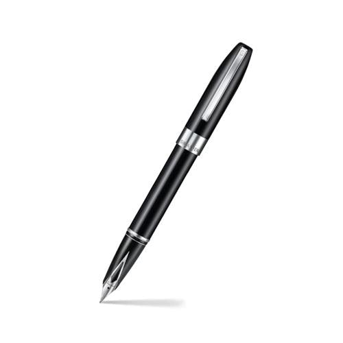 Sheaffer Legacy Broad Fountain Pen Black Chrome Trim