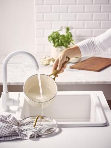 GreenPan Padova PFAS Free Saucepan 18cm/2.01L Cream
