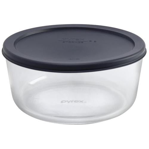 Pyrex Simply Store 7 Cup Round Blue Lid