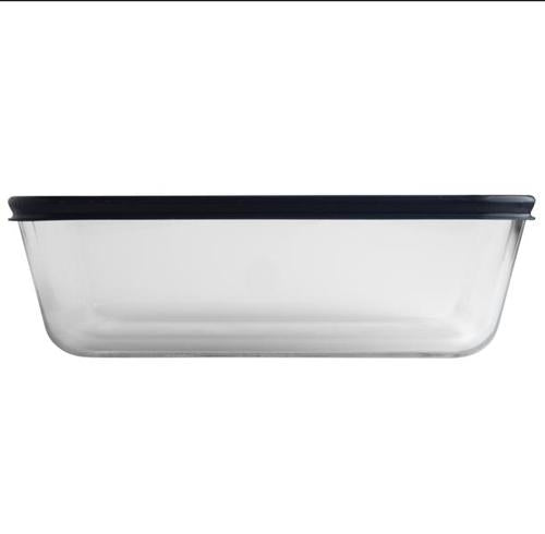 Pyrex Simply Store 11 Cup Rectangle Blue Lid