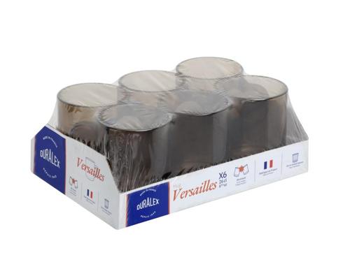 Duralex Versailles Sepia Mug 260ml - Set 6
