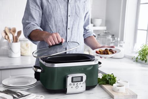 GreenPan Slow Cooker 6L PFAS Free - Pine Green