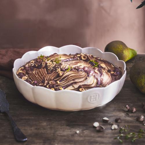 Emile Henry Madeleine Round Dish - Clay